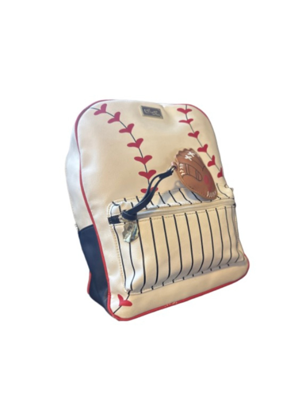 Betsy Johnson rare hard  to find baseball backpack bag
 luv Betsy